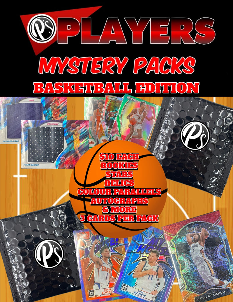 PLAYERS MYSTERY PACKS - BASKETBALL EDITION