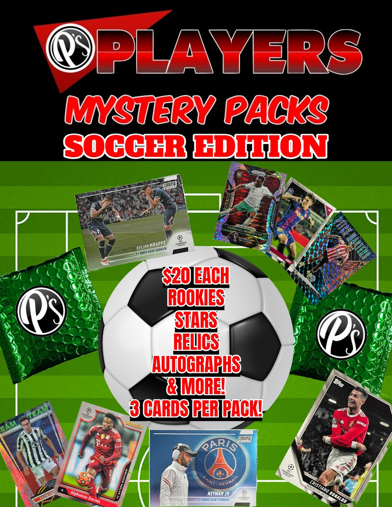PLAYERS MYSTERY PACKS - SOCCER EDITION