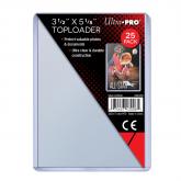 ULTRA PRO 3 1/2" X 5 1/8" TOPLOADER 25 PACK