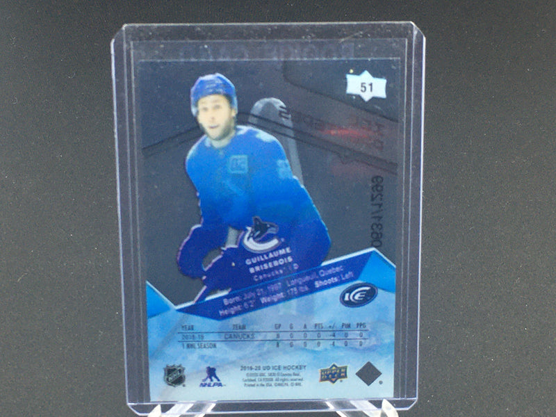 2019 UPPER DECK ICE - G. BRISEBOIS - #51 - #'D/1299