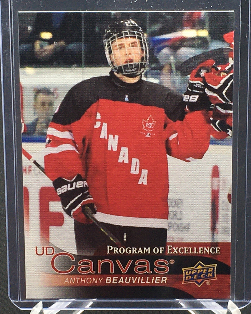 2016 UPPER DECK CANVAS SERIES TWO - PROGRAM OF EXCELLENCE - A. BEAUVILLIER -