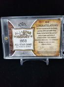 2016 LEAF LUMBER KINGS HOCKEY - ALL STAR HISTORY - 1950 ALL STAR GAME -  #AS-02 - #'D 12/15 - G. HOWE , T. LINDSAY , M. RICHARD , T. KENNEDY