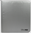 ULTRA PRO FIRE RESISTANT SILVER ZIPPER BINDER