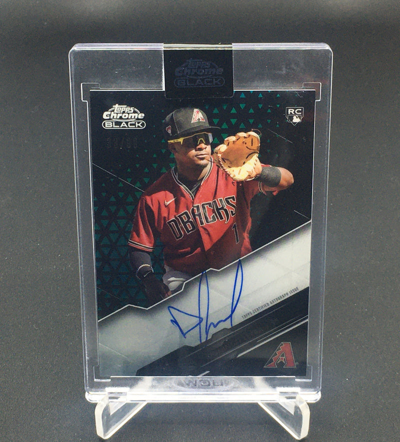 2020 TOPPS CHROME BLACK - D. LEYBA - #CBA-DLY - #'D/99 - AUTOGRAPH