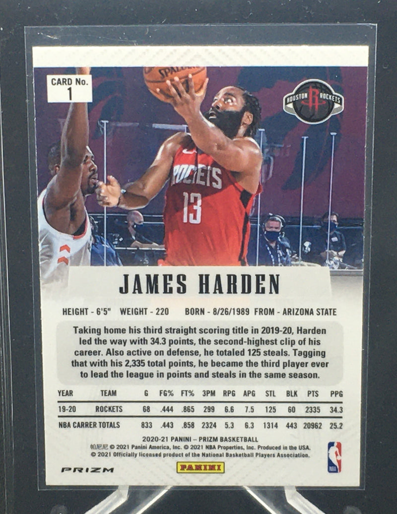 2020 PANINI PRIZM - FLASH BACK - J. HARDEN -