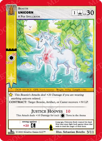 Unicorn [Cryptid Nation: Wilderness First Edition Theme Deck]