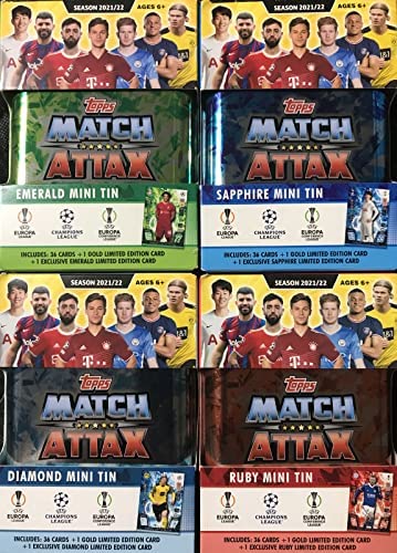 2022 TOPPS MATCH ATTAX SOCCER BOOSTER TIN