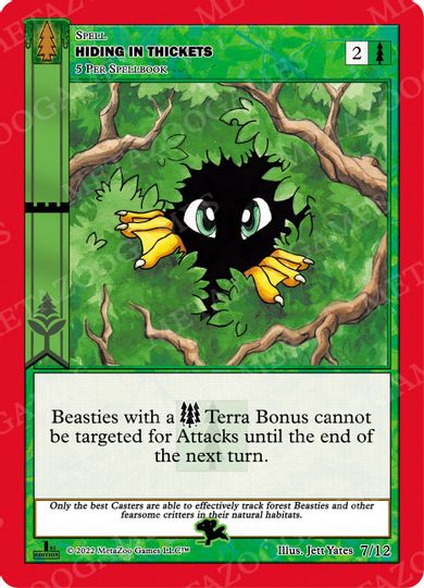 Hiding in Thickets [Cryptid Nation: Wilderness First Edition Theme Deck]