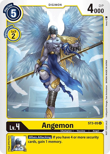 Angemon [ST3-05] (Official Tournament Pack Vol.3) [Starter Deck: Heave