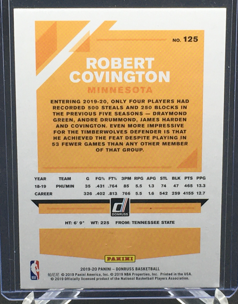 2019 PANINI DONRUSS - R. COVINGTON -