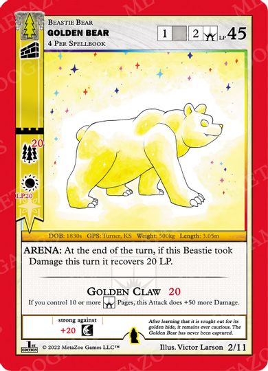 Golden Bear [Cryptid Nation: Wilderness First Edition Theme Deck]