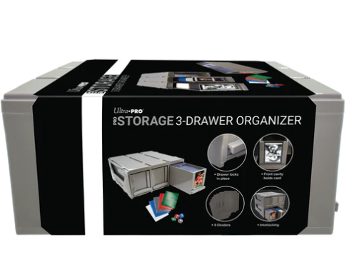 ULTRA PRO 3-DRAWER ORGANIZER PRO STORAGE