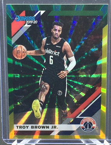 2019 PANINI DONRUSS - T. BROWN JR. - #196 - GREEN/YELLOW LASER