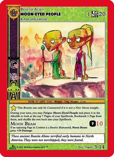 Moon-Eyed People [Cryptid Nation: First Edition Manchac Swamp Priestess Deck]