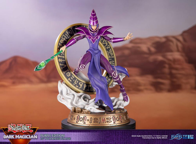 YU-GI-OH! DARK MAGICIAN PVC STATUE *EXCLUSIVE PURPLE EDITION*