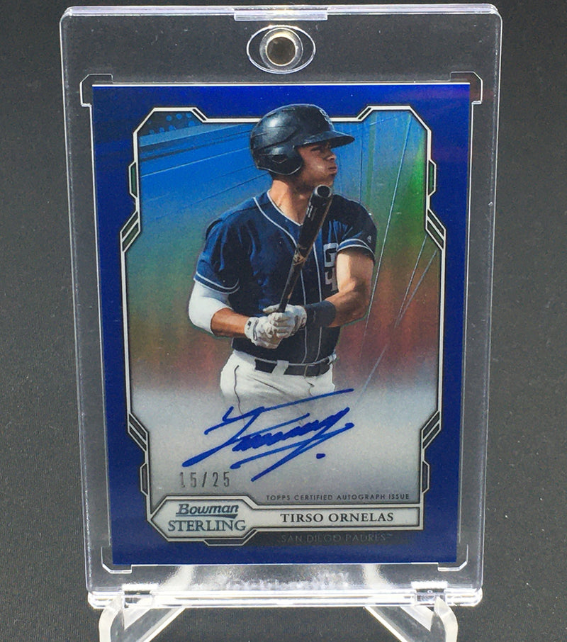 2019 TOPPS BOWMAN STERLING - T. ORNELAS - #BSPA-TO - #'D/25 - AUTOGRAPH - REFRACTOR