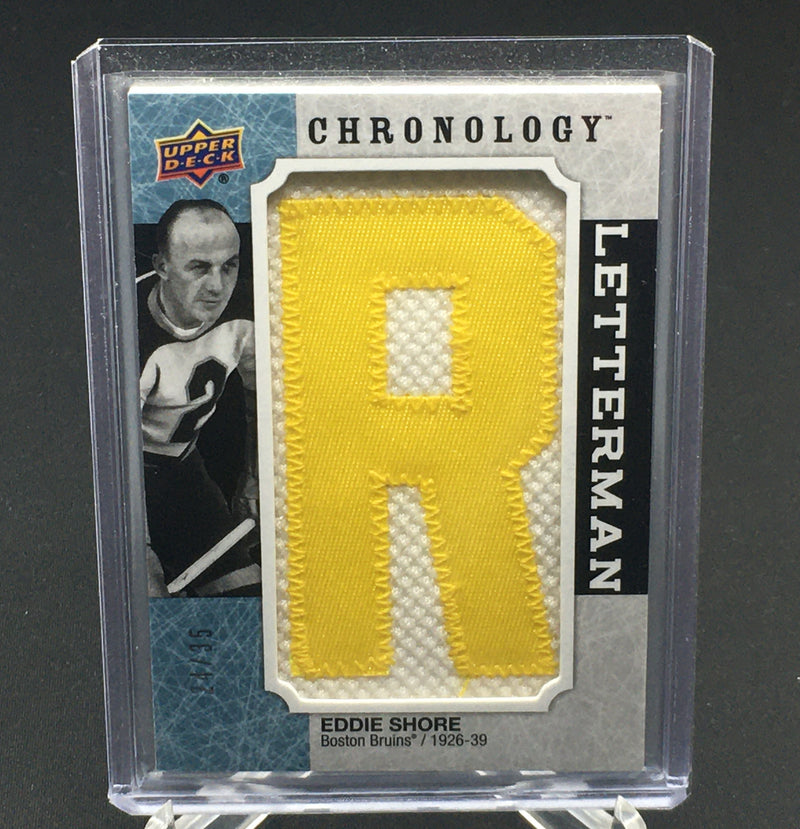 2018 UPPER DECK CHRONOLOGY - THE ALUMNI - E. SHORE - #L-B0-ES - #'D/35 - PATCH