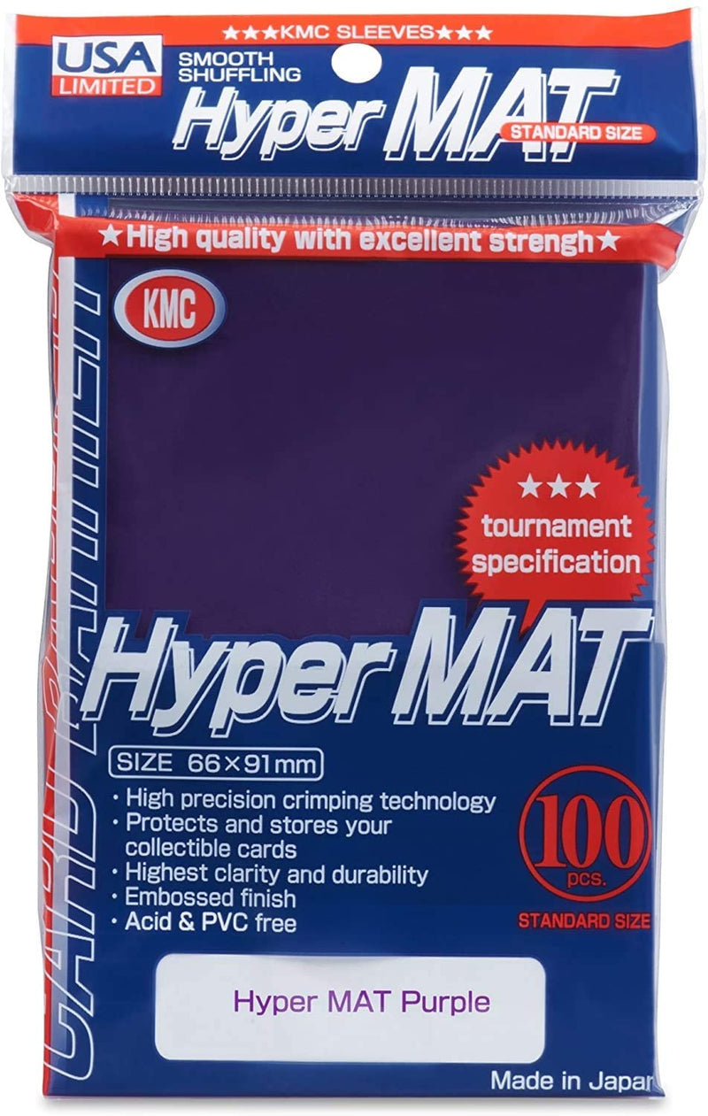 KMC STANDARD SIZE HYPER MAT SLEEVES 100 PACK