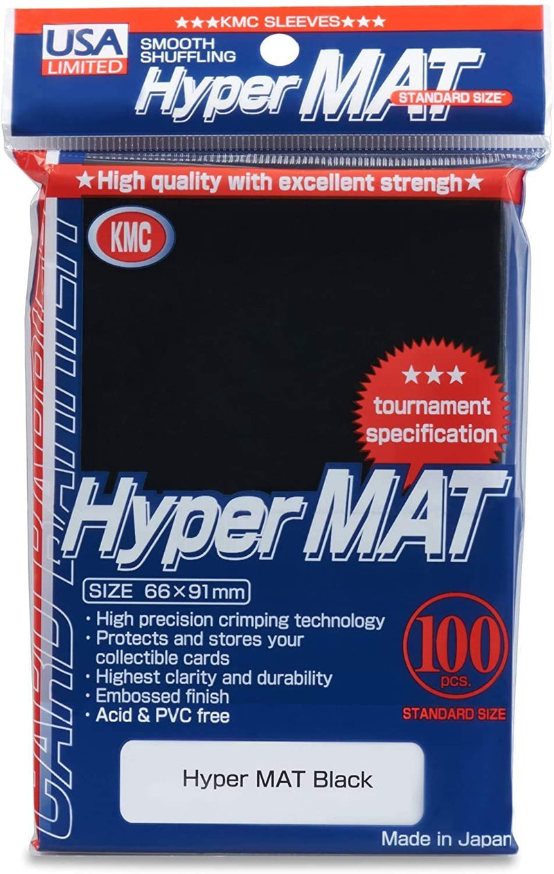 KMC STANDARD SIZE HYPER MAT SLEEVES 100 PACK