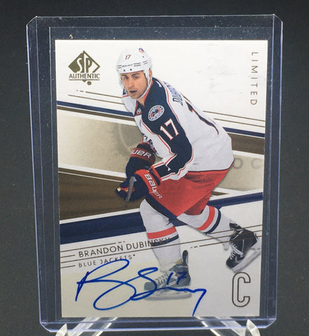 2014 UPPER DECK SP AUTHENTIC - B. DUBINSKY - #136 -AUTOGRAPH