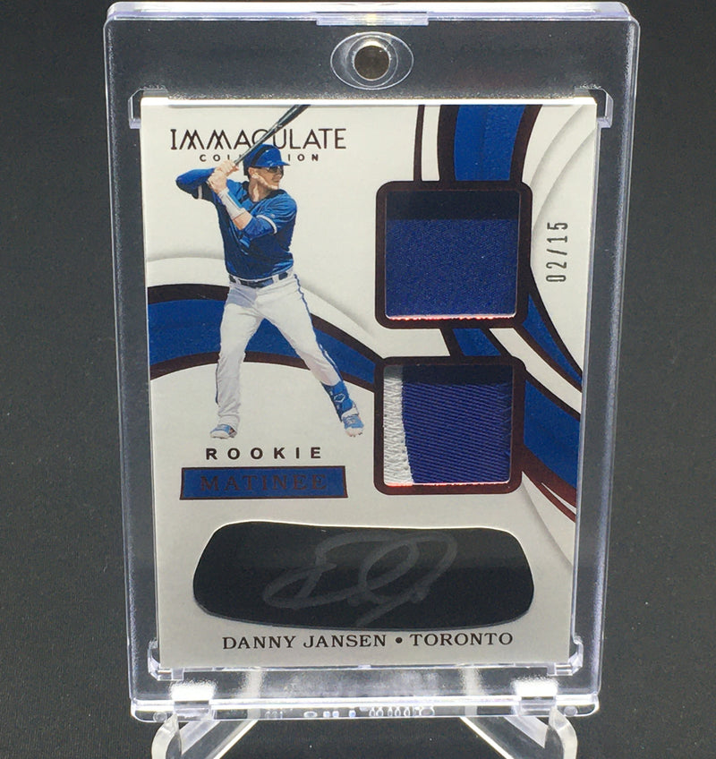 2019 PANINI IMMACULATE COLLECTION - D. JANSEN - #RM-DJ - #'D/15 - RPA
