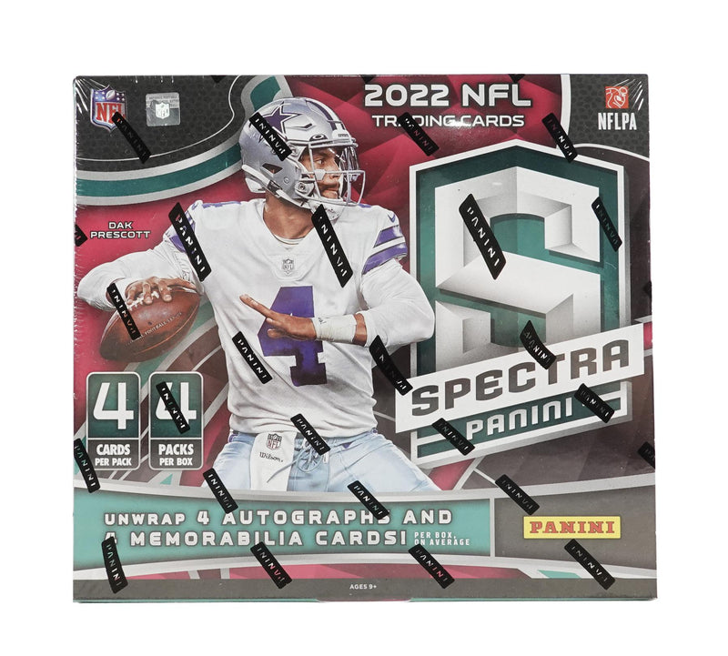 2022 PANINI SPECTRA FOOTBALL HOBBY BOX