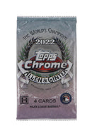 2022 TOPPS CHROME ALLEN & GINTER BASEBALL HOBBY PACK