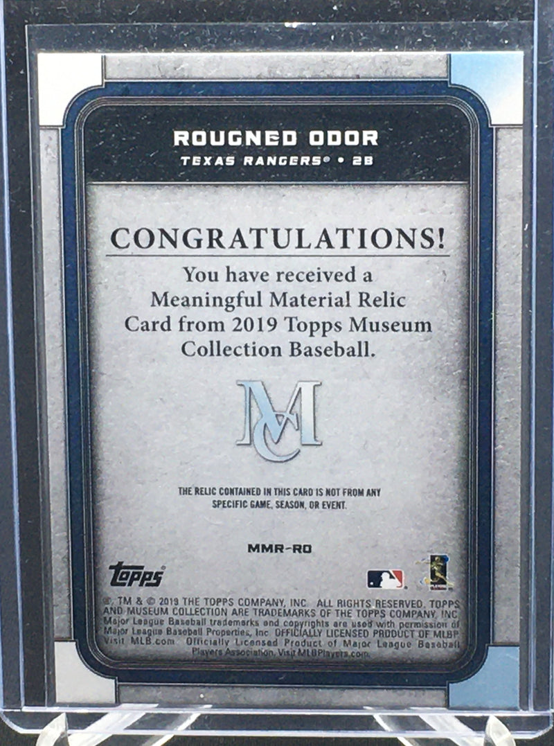 2019 TOPPS MUSEUM COLLECTION - MEANINGFUL MATERIAL RELIC - R. ODOR - #MMR-RD - #'D/50 - JERSEY