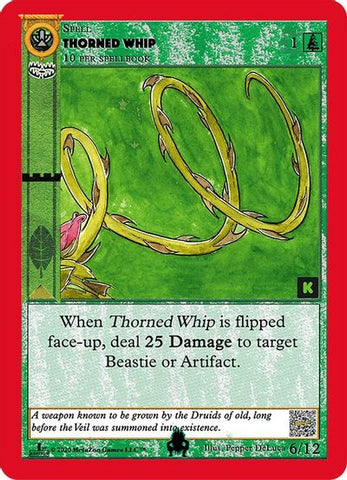 Thorned Whip (Kickstarter Edition) [Pukwudgie Chieftain Starter Deck]
