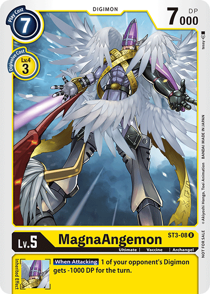 digimon st3 card list English TCG ST-3 Starter Deck Heaven's Yellow An extra detail for collectors is the possibility of getting a Lucky Deck a version where one of the cards has been replaced by an alternative Starter Decks | DigimonCardGame Wiki