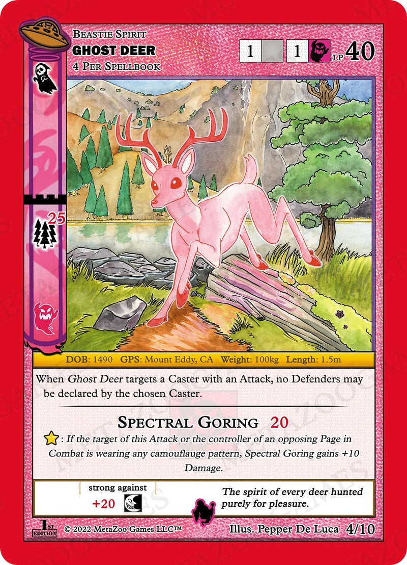 deer yugioh cards YU-GI-OH! NOH-P.U.N.K. Note - BLMR-EN066 - Ultra Rare - 1st Edition - Collectible Card You can reveal 1 other P.U.N.K Ghost Deer [Cryptid Nation: UFO