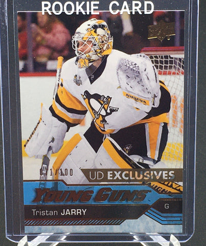 2016 UPPER DECK SERIES TWO - UD EXCLUSIVES - YOUNG GUNS - T. JARRY - #466 - #'D/100 - RC