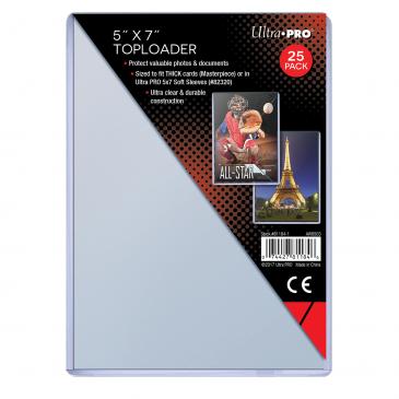 ULTRA PRO 5X7 TOPLOADER 25 PACK