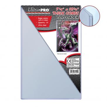 ULTRA PRO THICK COMIC TOPLOADER 7 1/8 X 10 1/2 10 PACK