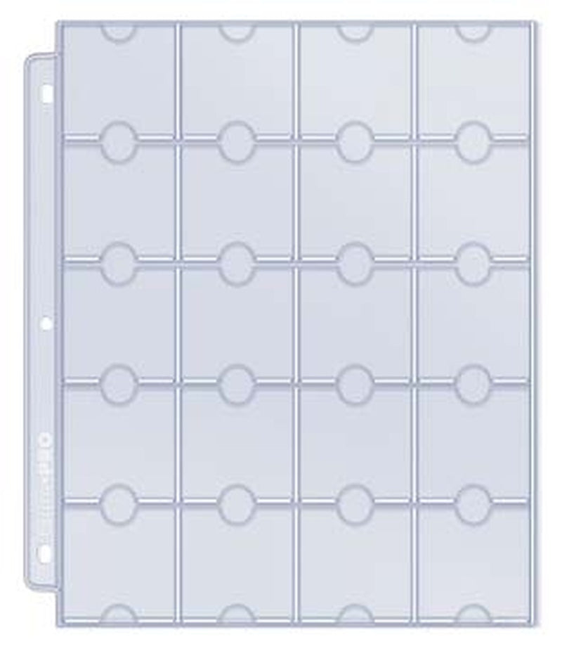 ULTRA PRO MULTI-COIN PROTECTION 20-POCKET PAGE 10 PACK