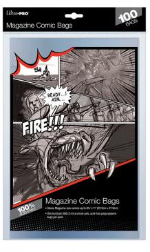 ULTRA PRO MAGAZINE COMIC BAGS 100 PACK