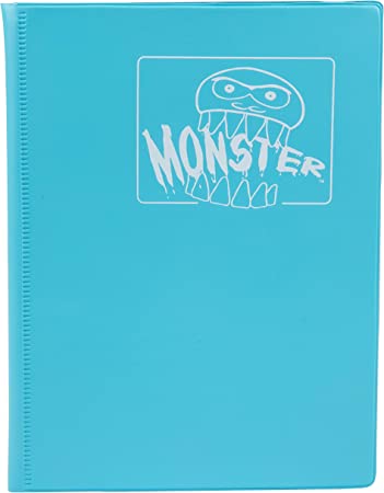 MONSTER 9-POCKET STANDARD SIZE MATTE PORTFOLIO BINDER