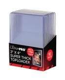 ULTRA PRO 3" X 4" SUPER THICK TOPLOADER 130PT 10 PACK