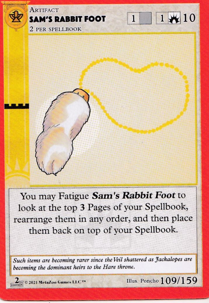 Sam's Rabbit Foot [Cryptid Nation: Second Edition]