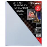 ULTRA PRO 8" X 10" STANDARD TOPLOADER 25 PACK