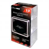 ULTRA PRO REGULATION PUCK DISPLAY 12 PACK