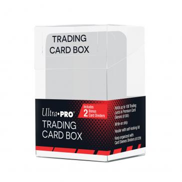 ULTRA PRO TRADING CARD BOX WITH DIVIDERS