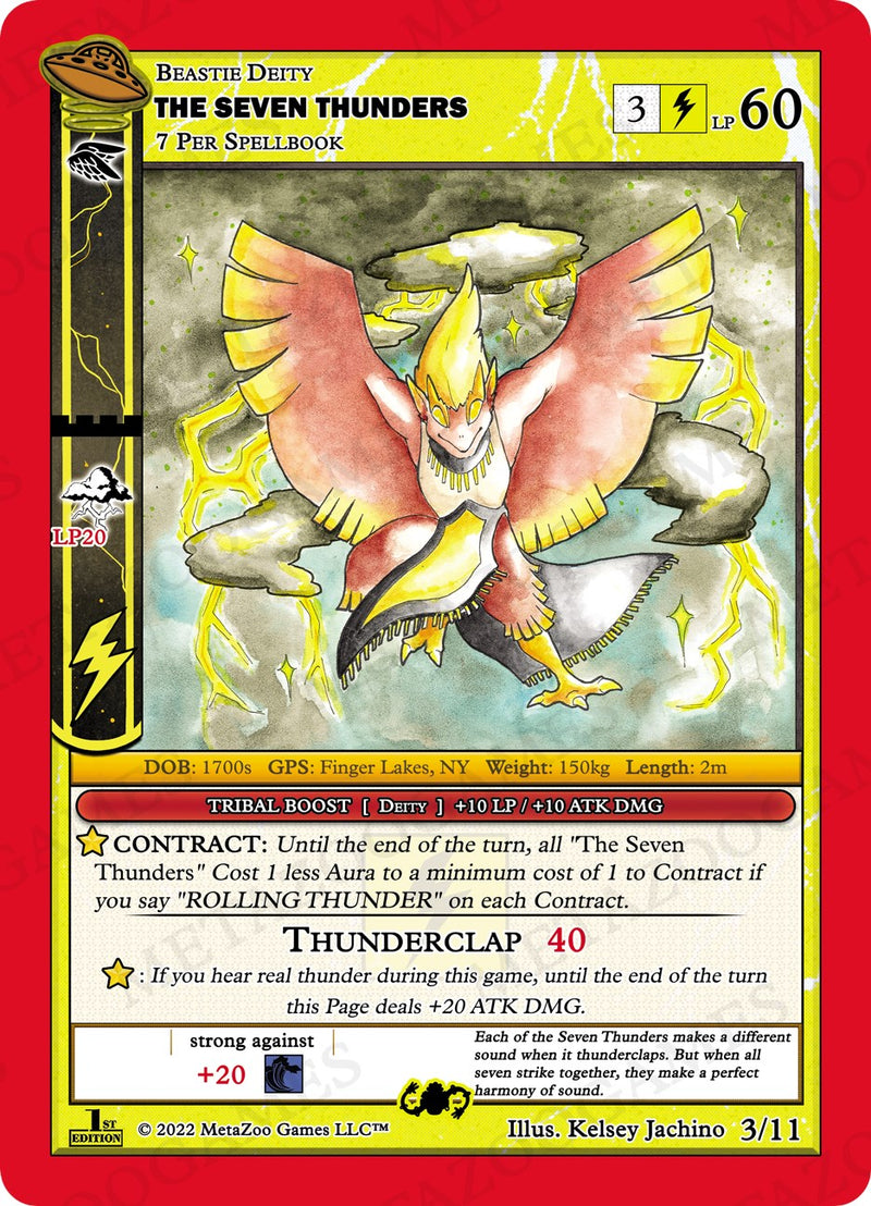 The Seven Thunders [Cryptid Nation: UFO First Edition Tribal Theme Decks]