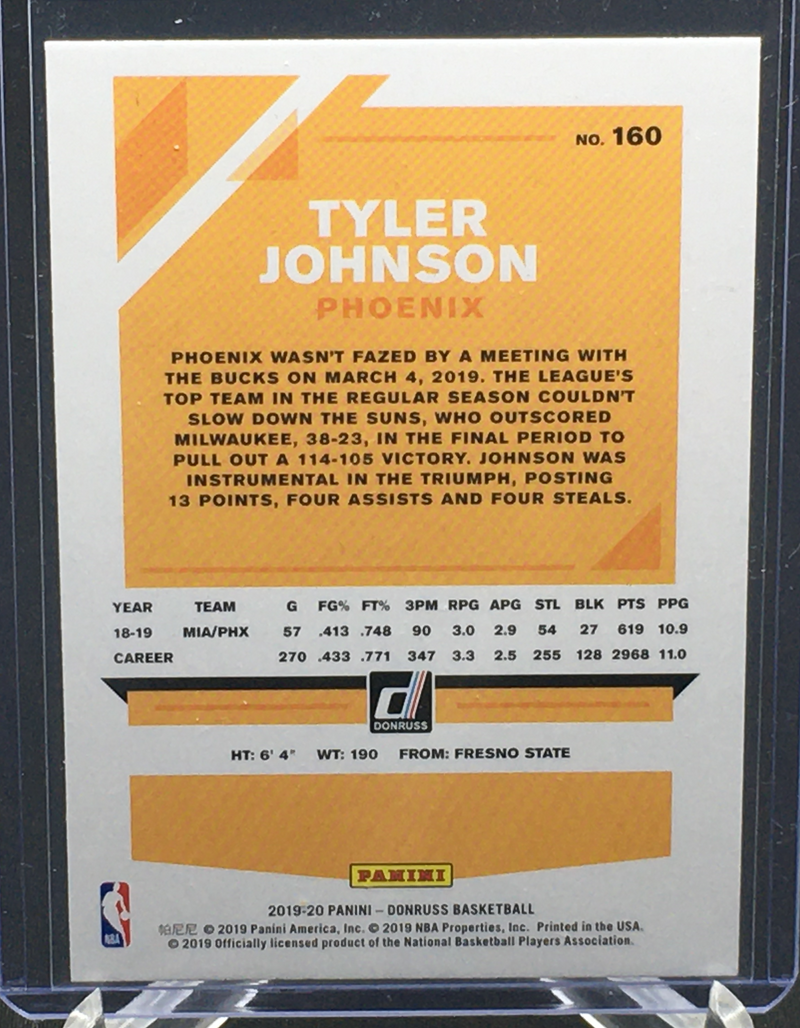 2019 PANINI DONRUSS - T. JOHNSON -