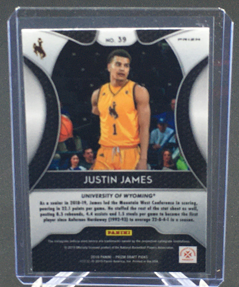 2019 PANINI PRIZM DRAFT PICKS - J. JAMES -