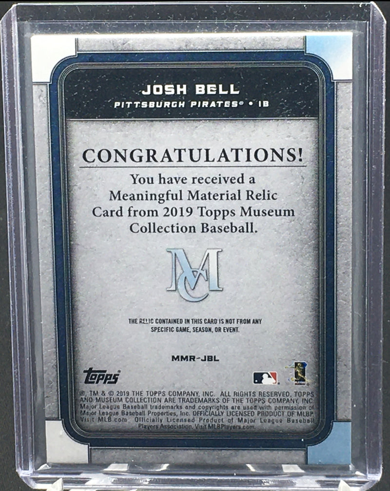 2019 TOPPS MUSEUM COLLECTION - MEANINGFUL MATERIAL RELIC - J. BELL - #MMR-JBL -  #'D/35 - JERSEY