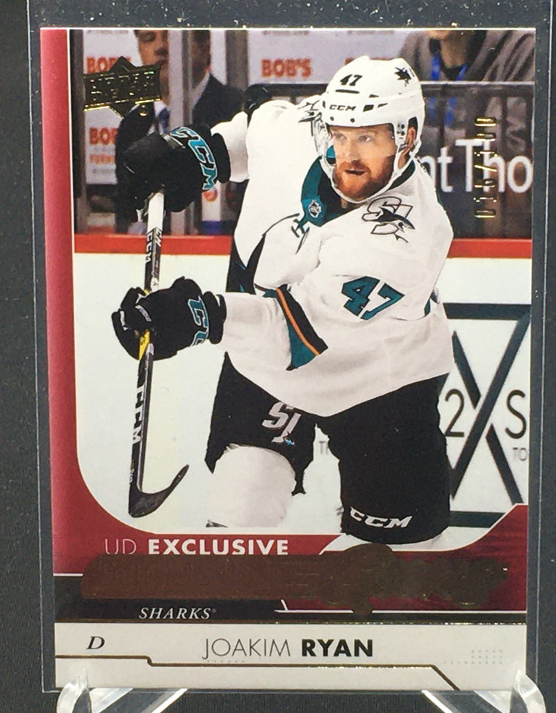 2017 UPPER DECK SERIES TWO - YOUNG GUNS - EXCLUSIVES - J. RYAN - #492 - #'D/100 - RC