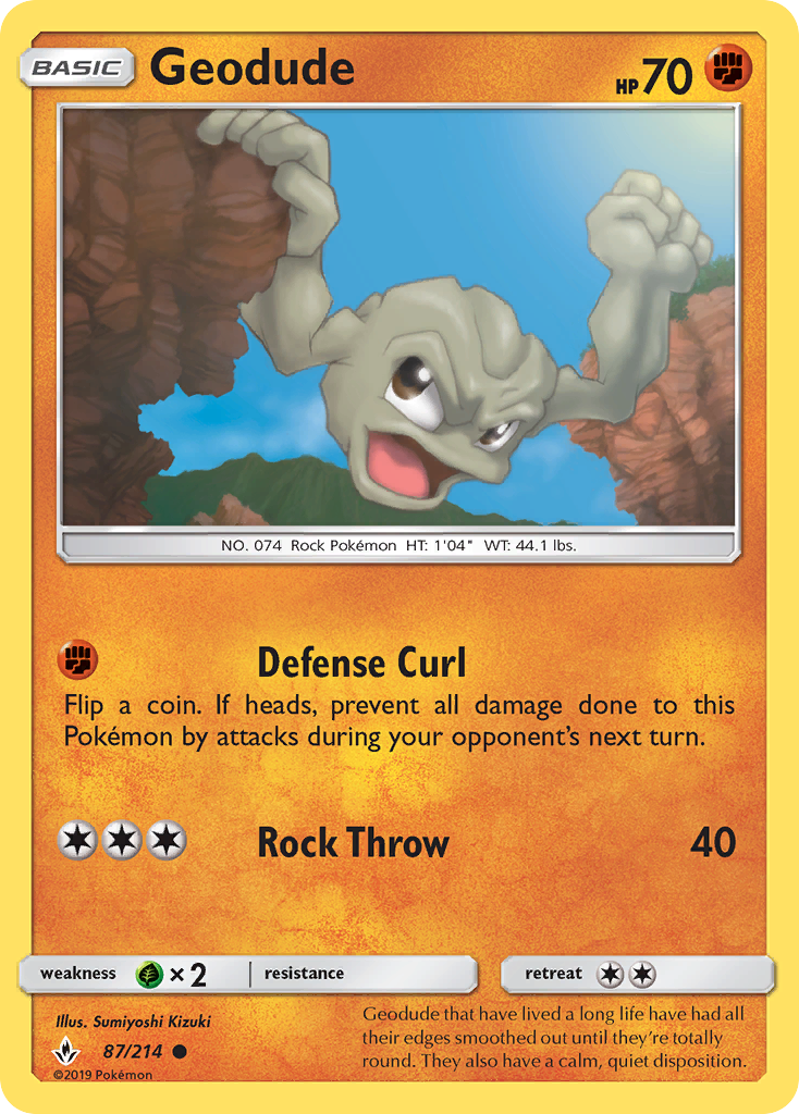 Geodude (87/214) [Sun & Moon: Unbroken Bonds]