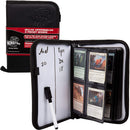 MONSTER 4-POCKET DELUXE ZIPPERBOUND BINDER - BLACK