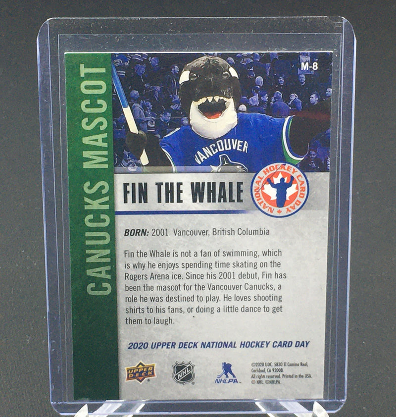 2020 UPPER DECK NATIONAL HOCKEY CARD DAY - F. THE WHALE -